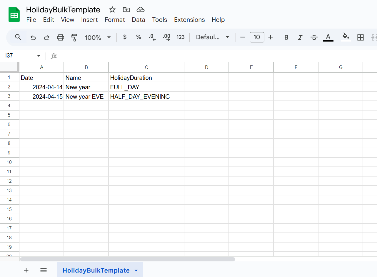 Preparing the CSV File